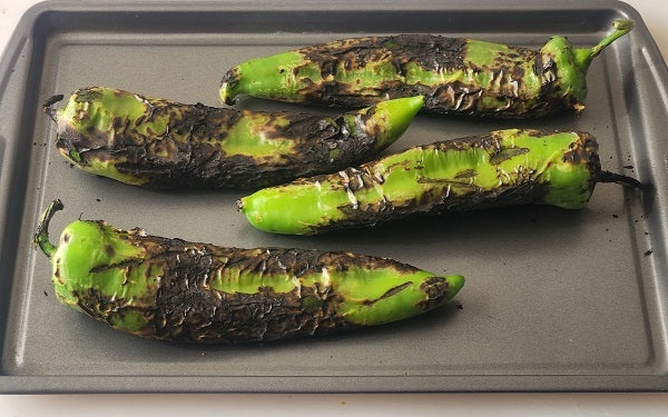 Image of roasted hatch peppers