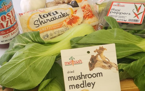 Image of Ingredients for Spicy Miso Ramen with Bok Choy