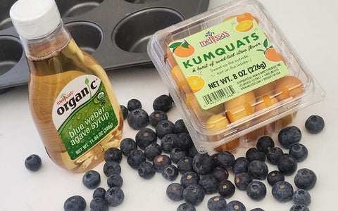Image of Ingredients for Blueberry-Kumquat Muffins