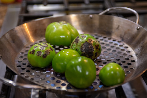 Image of roasted tomatillos