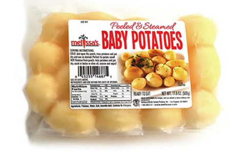 Image of Peeled and Steamed Baby Potatoes