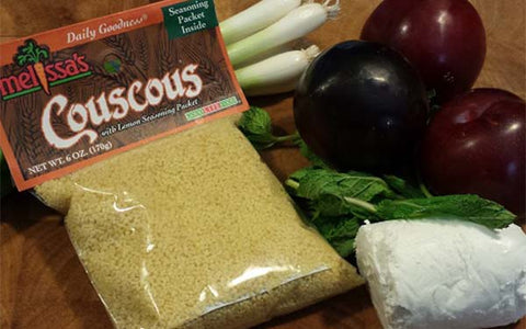 Image of Ingredients for Couscous & Plum Salad