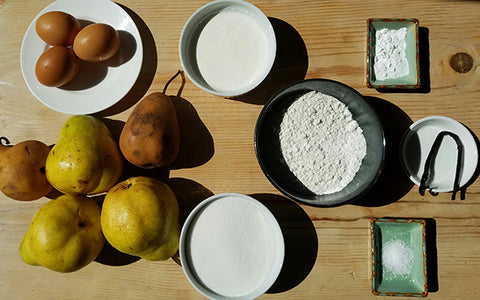 Image of Ingredients Pear Cream Torte