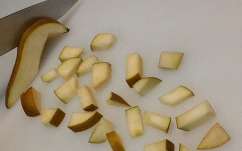 Image of Peel, core and dice the pears