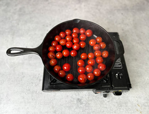 Image of grilled cherry tomatoes