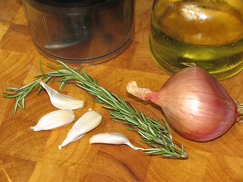 Image of Ingredients for the lamb and marinade