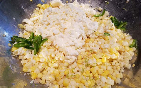 Image of kernels with the rest of the ingredients
