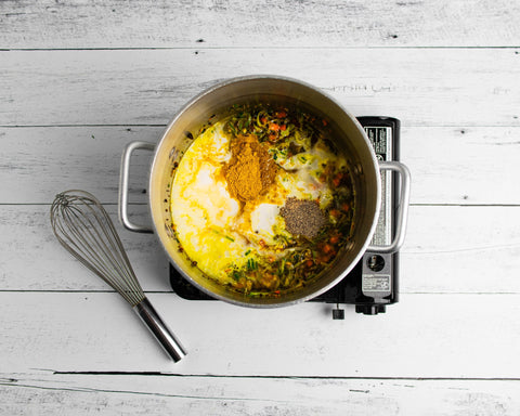 Image of soup preparation