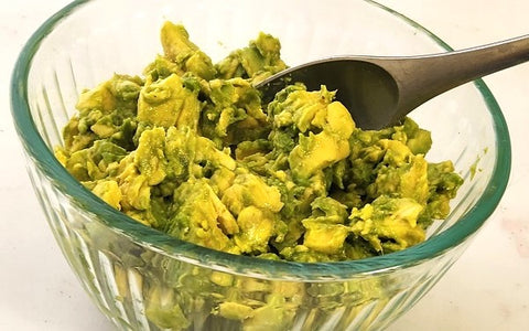 Image of guacamole preparation