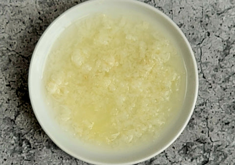 Image of mashed garlic