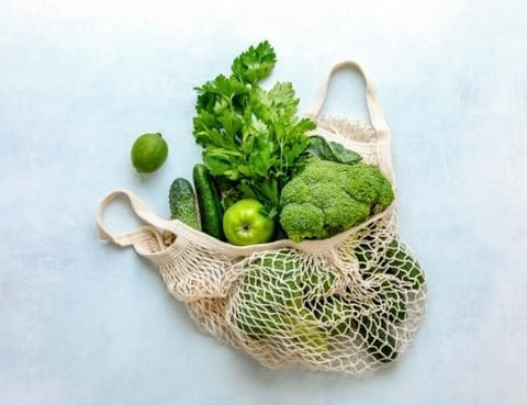 Image of zero waste veggies in a bag