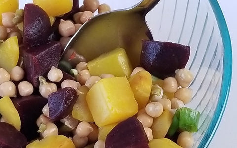 Image of Beets with beans