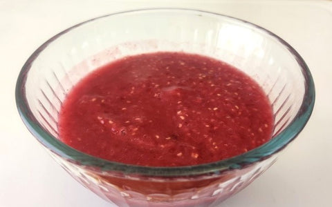 Image of raspberry puree