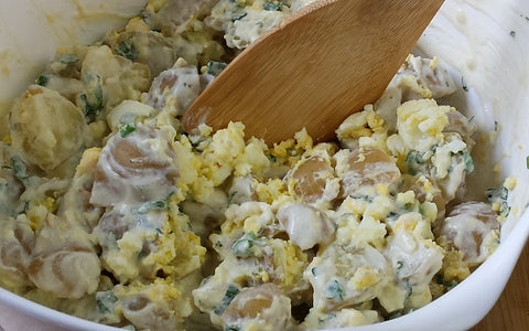 Image of mixing ingredients in a bowl