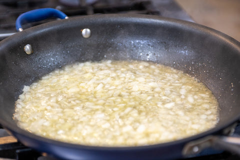 Image of cooking onions