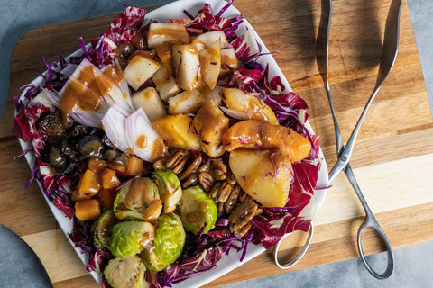 Image of salad on a serving platter