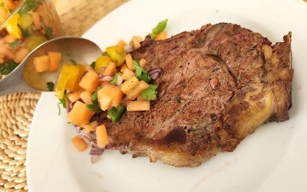 Image of salsa with chicken