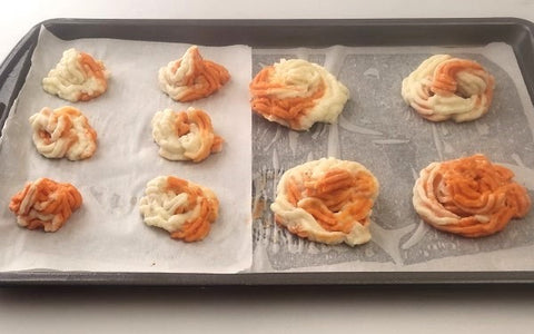 Image of oven-ready swirls