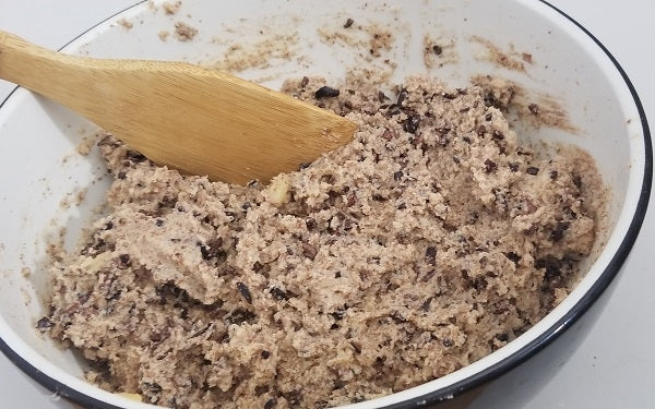 Image of mixing cookie ingredients