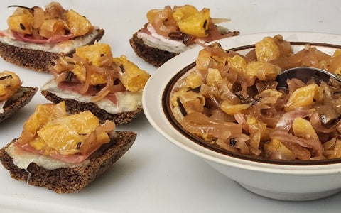 Image of baked bruschetta