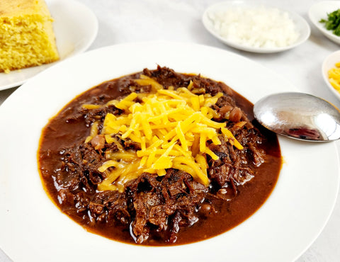 Image of served chili