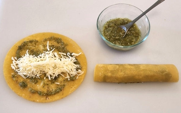 Image of rolled enchilada