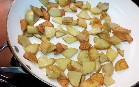 Image of browned potatoes