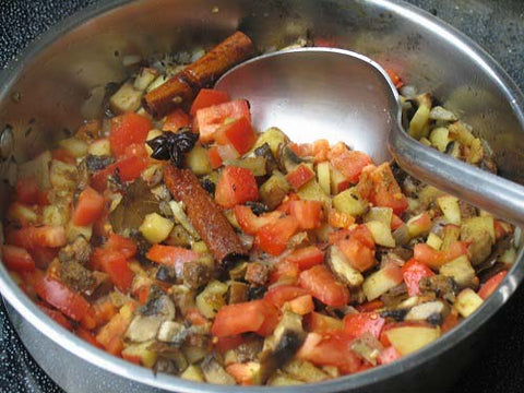 Image of cooking filling