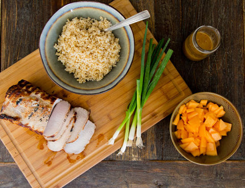 Image of Grilled Pork Loin with Brown Rice