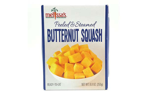 Peeled and Steamed Butternut Squash