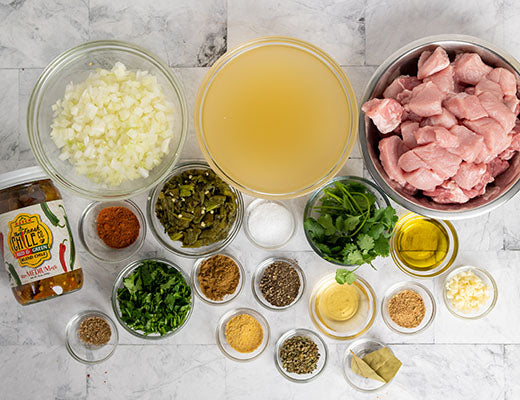 Image of Ingredients for Chile Verde