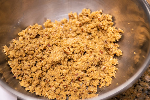 Image of chocolate chip pie crumbled crust