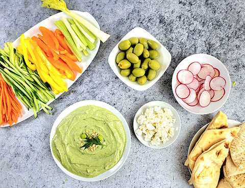 Image of Crudite and Flat Bread