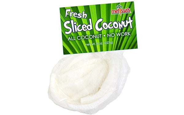 Fresh Sliced Coconuts