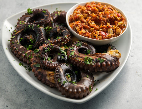 Image of Grilled Octopus with Sauce Romesco