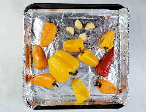 Image of veggies in tray