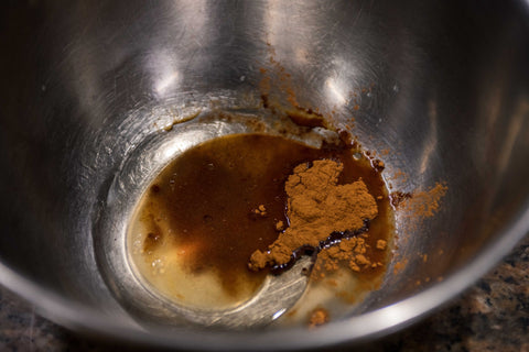 Image of marinade ingredients in a mixing bowl
