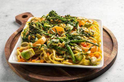 Image of veggies, pixies and pasta