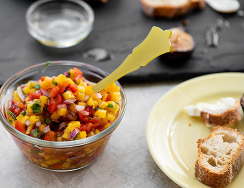 Image of Peach and Pepper salsa