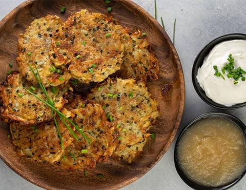 Image of potato latkes