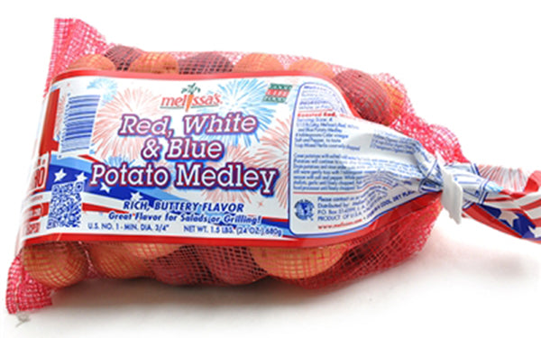 Red, White, and Blue Potato Medley
