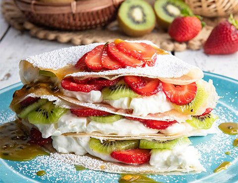 Image of Strawberry Kiwi Crepes