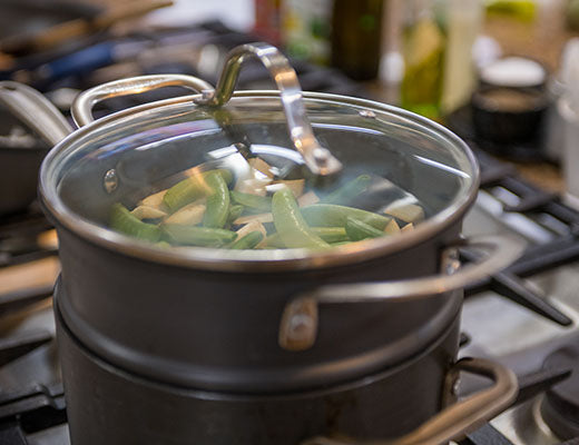 Image of vegetables steaming