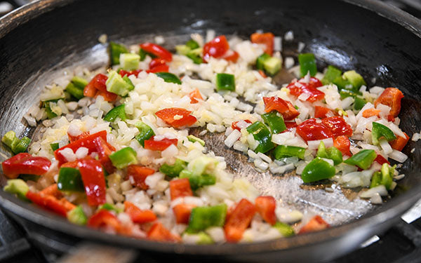 Image of vegetables in a pan