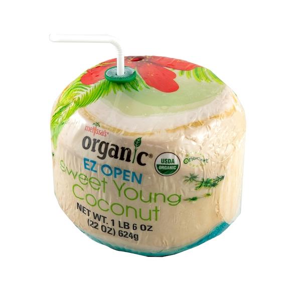 Organic EZ Open Sweet Young Coconuts - Melissas Produce product image