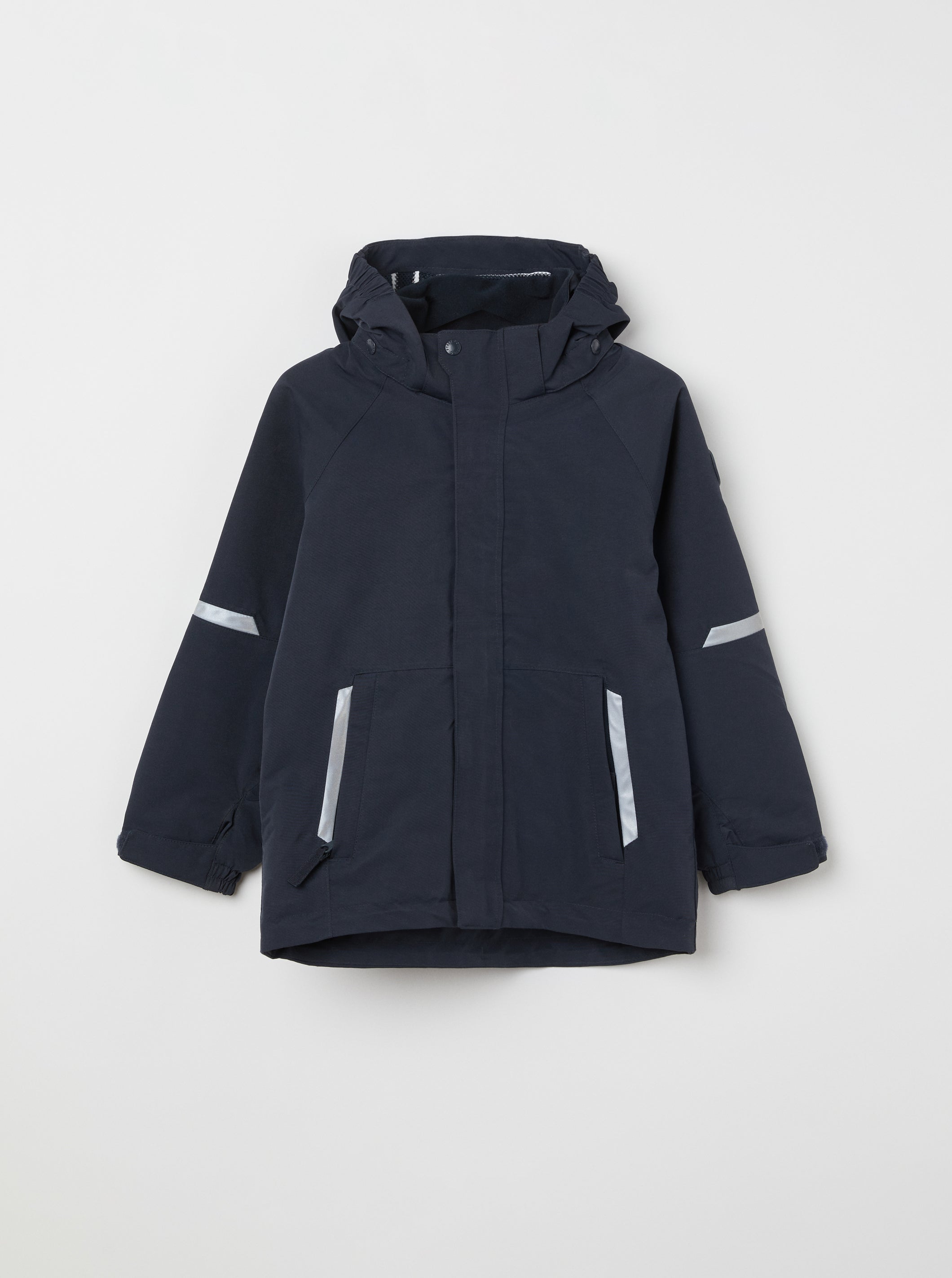 Navy Waterproof Kids School Coat - Polarn O Pyret Ireland product image