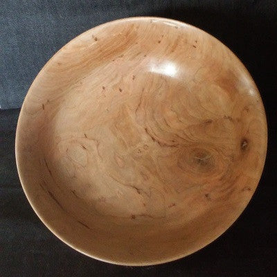 turned bowl top view