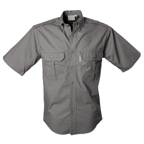 Mens Safari Short Sleeved Shirt without epaulets – Bobcaygeon British Shop  Ltd.