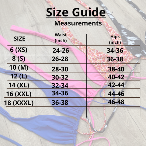 Size Guide – LRswim