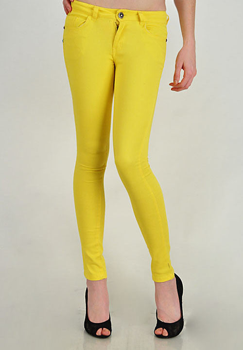 Yellow Colored Skinny Jeans | Skinny Bitch Apparel, Clothing for Urban ...